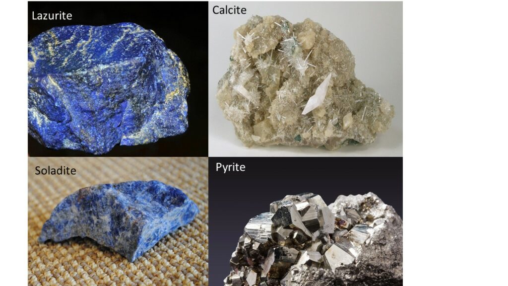 composition minerals of blue lapis lazuli