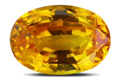 Showing a Yellow Sapphire in the context of yellow sapphire meaning