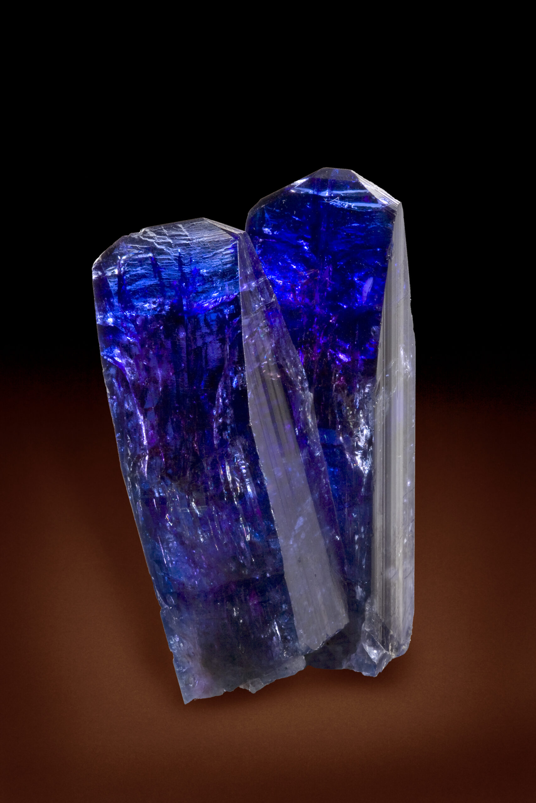 A tanzanite crystal in the context of tanzanite metaphysical properties