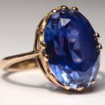 A blue sapphire ring in the context of blue gemstones list