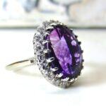 a purple gemstone ring in the context of purple gemstones list