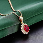 a red pendant in the cotext of the red gemstones list